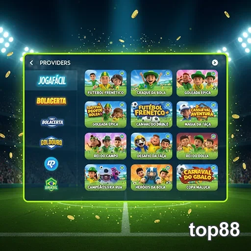 Ilustração de Experimente o top88: o aplicativo cassino completo para Android e iOS