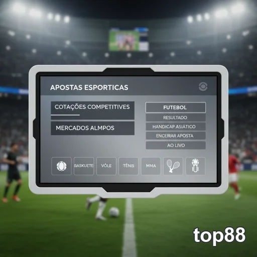 Ilustração de Experimente o top88: o aplicativo cassino completo para Android e iOS