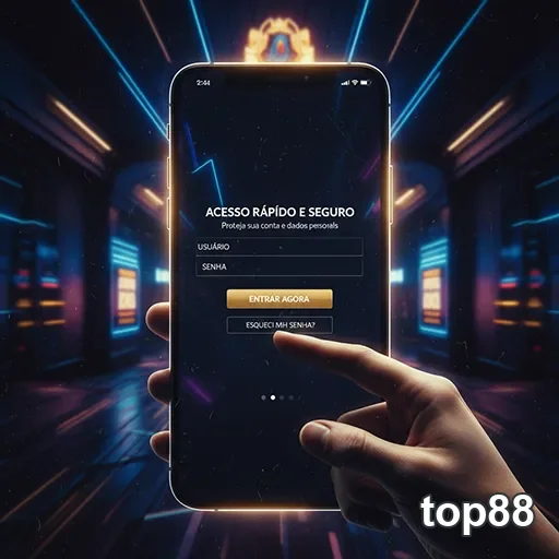 Ilustração de Conquiste seu espaço no top88: crie conta com segurança
