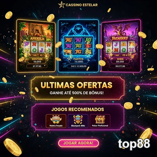 Ilustração de Experimente o Cassino Online top88 com Slots e VIP exclusivos