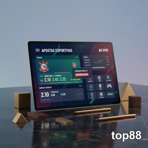 Ilustração de Acesse rapidamente o cassino online top88